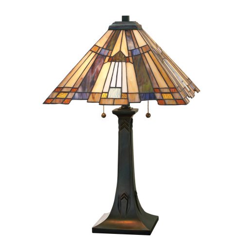 Tiffany Table Lamp Multicolor ELSTEAD QZ-INGLENOOK-TL