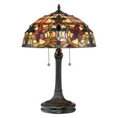 Tiffany Table Lamp Multicolor ELSTEAD QZ-KAMI-TL