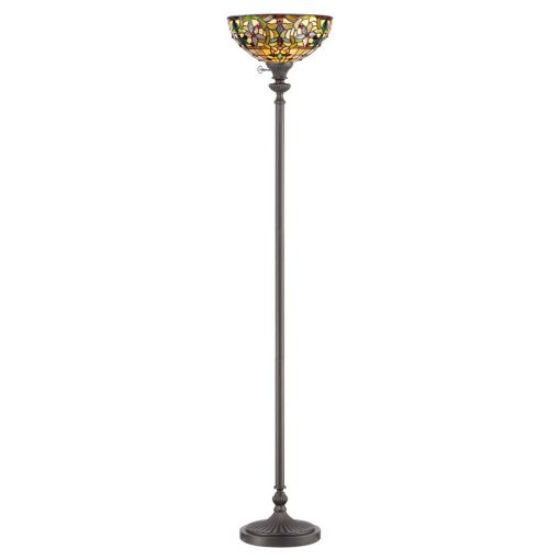 Tiffany Floor Lamp Multicolor ELSTEAD QZ-KAMI-UL