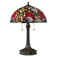 Tiffany Table Lamp Multicolor ELSTEAD QZ-LARISSA-TL