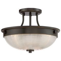 Ceiling lamp Bronze Mantle ELSTEAD-QZ-MANTLE-SF-PN