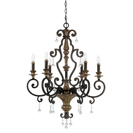 Chandelier Bronze ELSTEAD QZ-MARQUETTE6-A