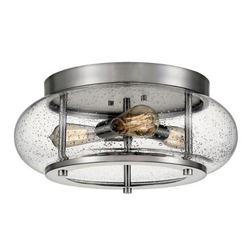 Ceiling lamp Chrome Trilogy ELSTEAD-QZ-TRILOGY-FM-BN