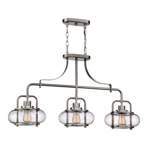 Suspension Chrome Trilogy ELSTEAD-QZ-TRILOGY-ISLE-BN