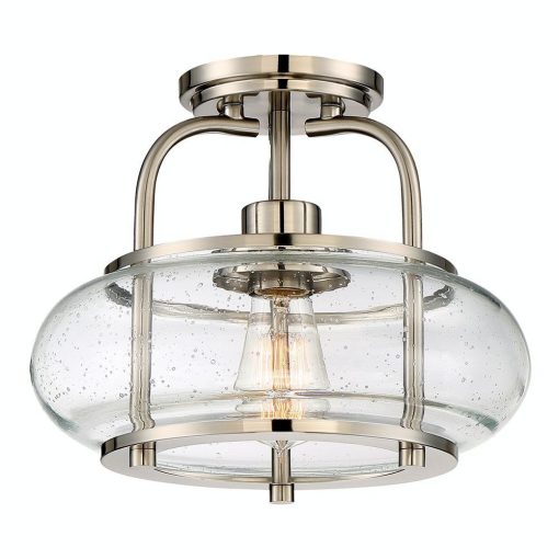 Ceiling lamp Chrome Trilogy ELSTEAD-QZ-TRILOGY-SFS-BN