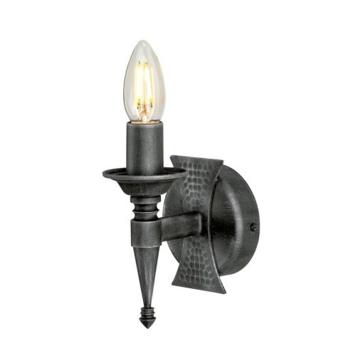 Wall lamp Black SAXON ELSTEAD-SAX1-BLK-SIL