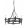 Chandelier Black SAXON ELSTEAD-SAX3-BLK-SIL