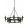 Chandelier Black SAXON ELSTEAD-SAX5-BLK