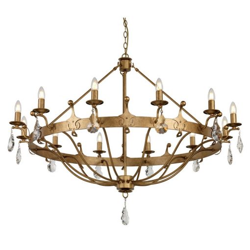 Chandelier Gold Windsor ELSTEAD-WINDSOR12-GOLD