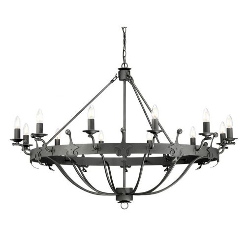 Chandelier Gray Windsor ELSTEAD-WINDSOR12-GR