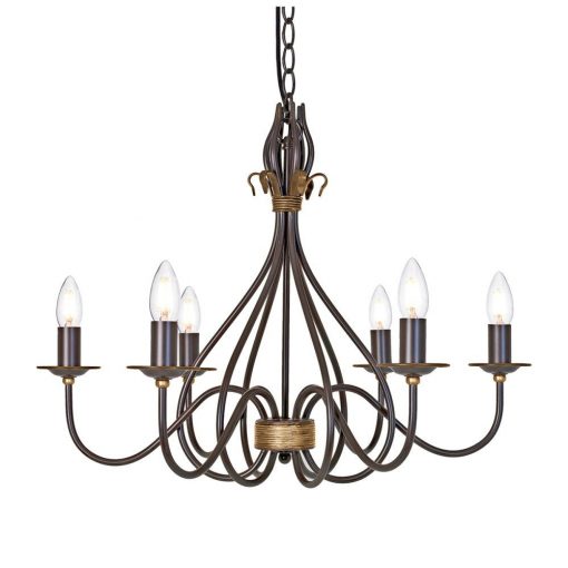 Chandelier Gold WINDERMERE ELSTEAD-WM6