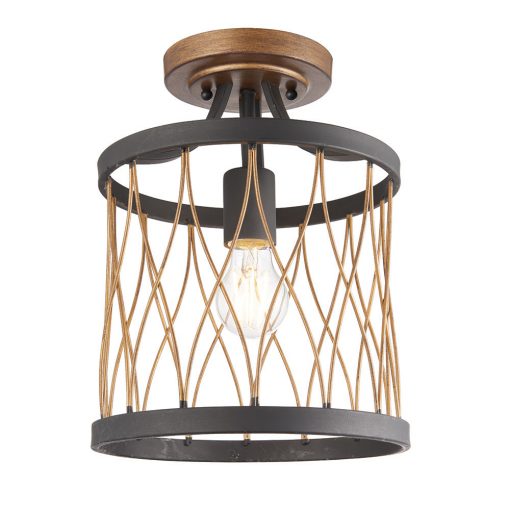 Ceiling Lamp Black ENDON-61497