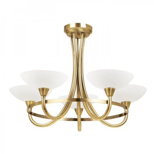 Chandelier White Cagney ENDON-CAGNEY-5AB