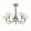 Chandelier White Cagney ENDON-CAGNEY-5SC