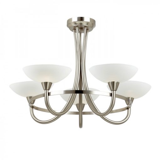 Chandelier White Cagney ENDON-CAGNEY-5SC