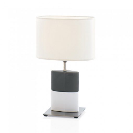 ENVY 4099 CHANA gray-white table lamp 1x40W E27 Ø250mm ↕420mm