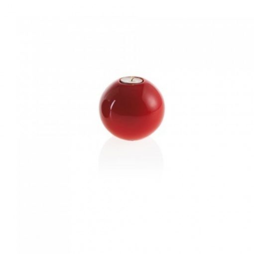 ENVY 4315 T-LIGHT BALL red table decoration Ø115mm ↕110mm