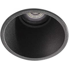 Bathroom Recessed Lamp Black FRESH FARO 02101402