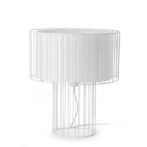 Table Lamp White LINDA FARO 29307