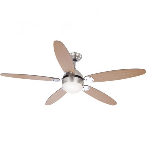 Fan Lamp Chrome AZURA GLOBO-0308