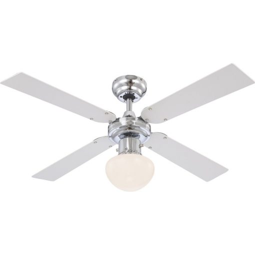 Fan Lamp White CHAMPION GLOBO-0330