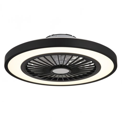 Fan Lamp Black Matt BLIZZAK GLOBO-03653