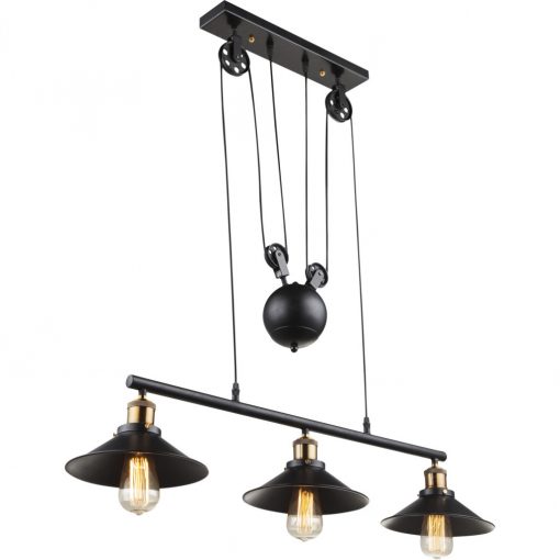 Pendant Black LENIUS GLOBO-15053-3