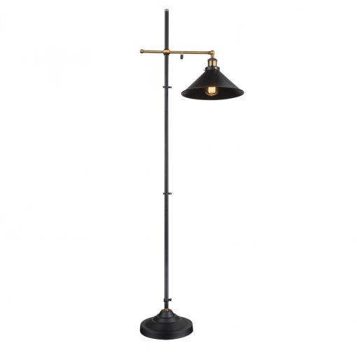 Floor lamp Black LENIUS GLOBO-15053S