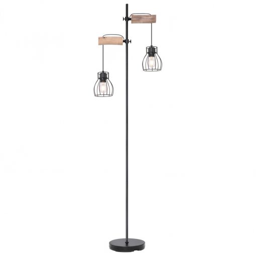 Floor lamp Black MINA GLOBO-15326-2SN