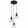 Pendant Black Matt MINA GLOBO-15326-3H1