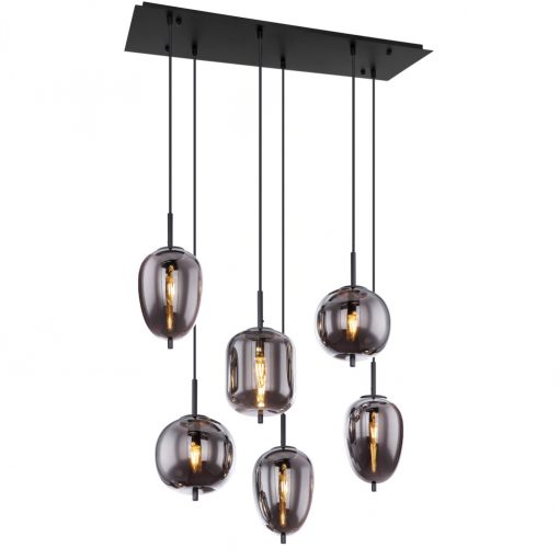 Pendant Black BLACKY GLOBO-15345-6