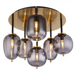 Ceiling Lamp Bronze BLACKY I GLOBO-15345-6DMM