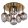 Ceiling Lamp Bronze BLACKY I GLOBO-15345-6DMM