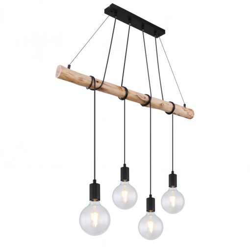 Pendant Black Matt AUSTON GLOBO-15439-4