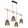 Suspension Black Matt ABLONA GLOBO-15451-4H