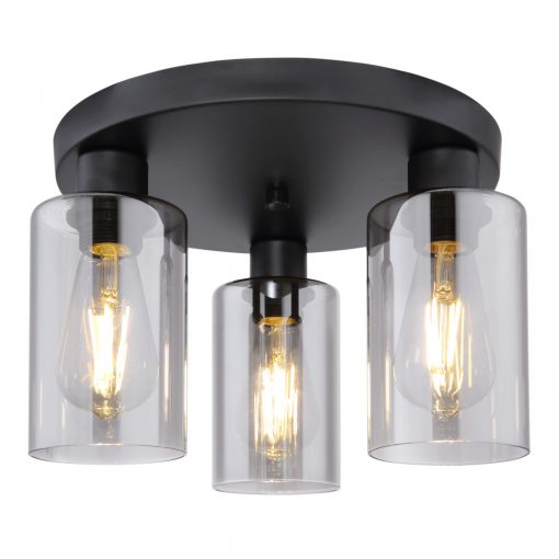 Ceiling Lamp Black Matt HADERA GLOBO-15465-3D