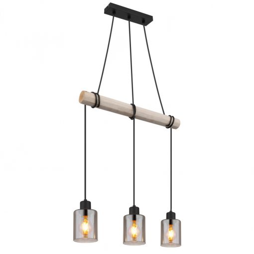 Pendant Black Matt HADERA GLOBO-15465-3H