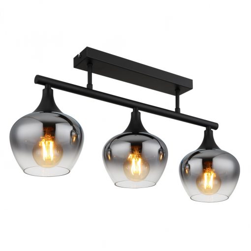 Ceiling Lamp Black Matt MAXY GLOBO-15548-3D1