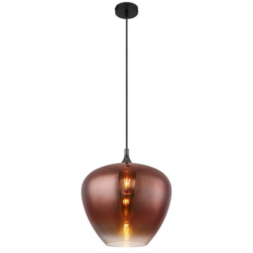 Pendant Black Matt MAXY GLOBO-15548H2G