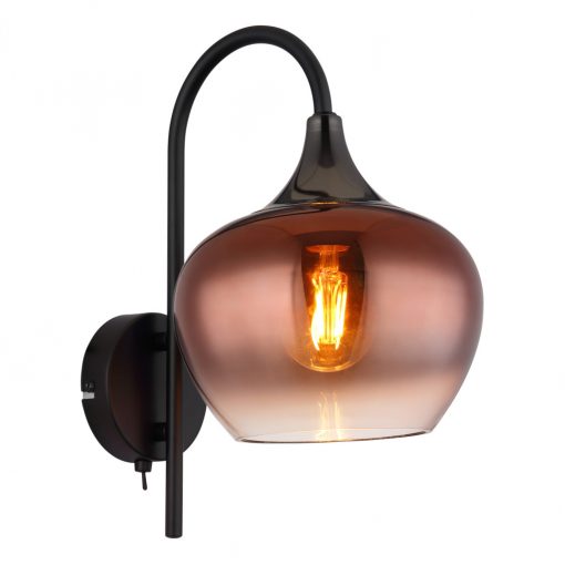 Wall Lamp Black Matt MAXY GLOBO-15548WG