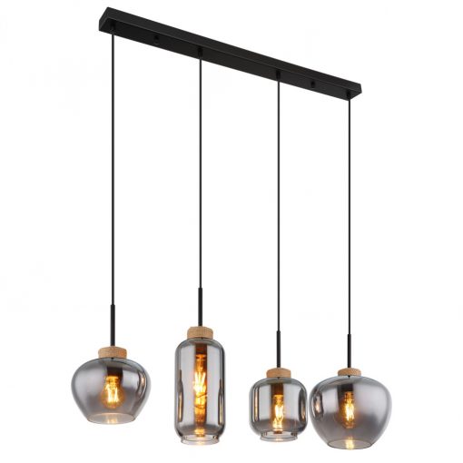 Pendant Matt black MATT GLOBO-15549-4H