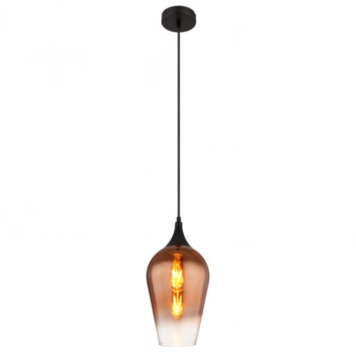 Pendant Black Matt LAVUS GLOBO-15552H1