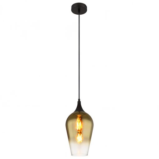 Pendant Black Matt LAVUS GLOBO-15552H2