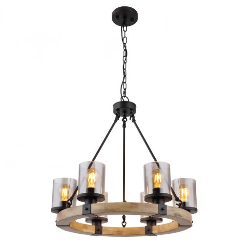 Pendant matt black LILA GLOBO-15555-6H