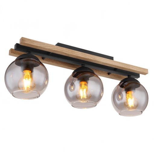 Ceiling Lamp Black Matt CONNI GLOBO-15569-3DW