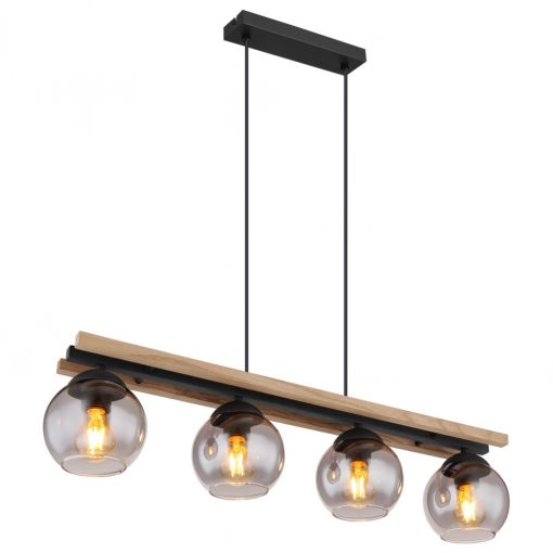 Pendant Black Matt CONNI GLOBO-15569-4HW