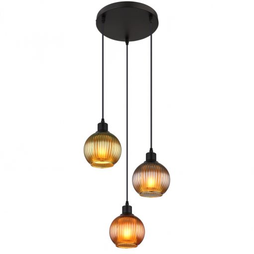 Pendant Black Matt ZUMBA GLOBO-15638-3