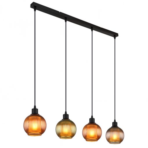 Pendant Black Matt ZUMBA GLOBO-15638-4