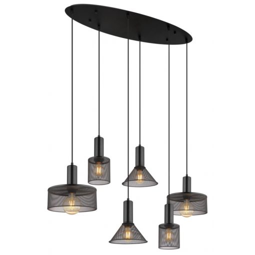 Pendant Matt black JEDD GLOBO-15648-6H