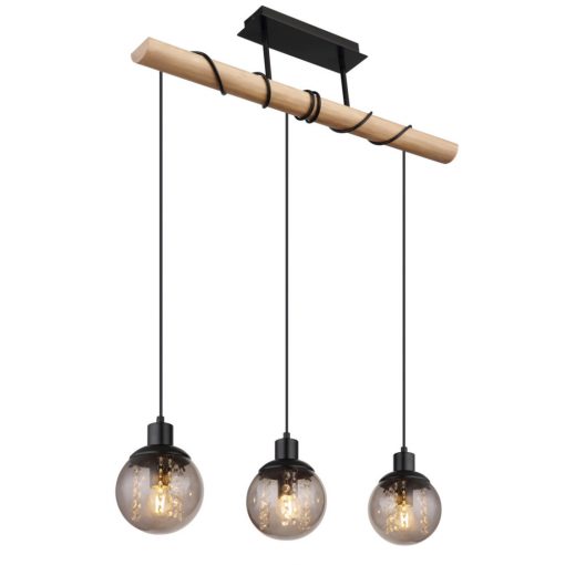 Pendant matt black RICHARD GLOBO-15657-3H